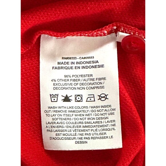 The Ohio State Buckeyes Men’s Golf Shirt - 3XL Dri-Fit Nike Red - Picture 8 of 9